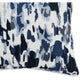 Lyla 22 Inch Square Cotton Accent Throw Pillow Abstract Design Blue White By Casagear Home BM284487