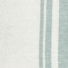 50 Inch Throw Blanket Soft Belgian Flax Linen Sage Green Stripes White By Casagear Home BM284498