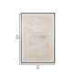40 x 60 Hand Drawn Canvas Wall Art Polyester Textured Distressed Beige By Casagear Home BM284525