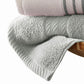 Dana 6 Piece Soft Egyptian Cotton Towel Set Striped Light Gray White By Casagear Home BM284584