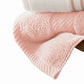 Dana 6 Piece Soft Egyptian Cotton Towel Set Striped Pattern Pink White By Casagear Home BM284587