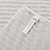 Cora 6 Piece Soft Egyptian Cotton Towel Set Classic Textured Design White By Casagear Home BM284589