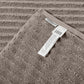 Cora 6 Piece Soft Egyptian Cotton Towel Set Classic Textured Design Gray By Casagear Home BM284592