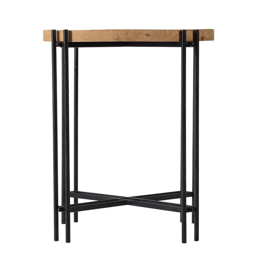 4 Inch Side Table Buy 24 Inch Side Table, Modern, Round Tabletop, Carved Wood, Iron Frame ...