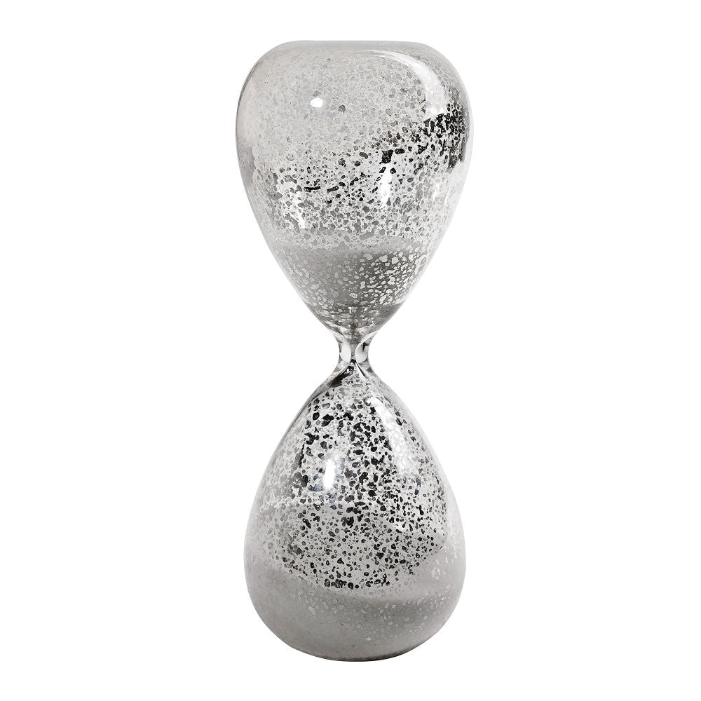 Doug Hourglass Decor | 10" | 60 Minute | Table Accent | White Sand
