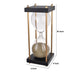 Doug Inch 60 Minute Sand Hourglass with Modern Frame Included Black Brown By Casagear Home BM284946