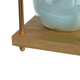 Doug Inch 30 Minute Sand Hourglass with Modern Stand Included Gold Blue By Casagear Home BM284947
