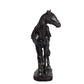 Don 10 Inch Horse Figurine Sculpture Handmade Table Accent Brown Polyresin By Casagear Home BM284974