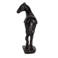 Don 10 Inch Horse Figurine Sculpture Handmade Table Accent Brown Polyresin By Casagear Home BM284974