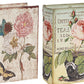Anya Set of 4 Artisanal Boxes for Accessories Book Inspired Look Floral By Casagear Home BM284994