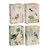 Anya Boxes | Set of 4 | Artisanal Storage | Book Look | Birds