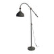 Floor Lamp | 67" | Iron | Adjustable Arm | Antique Black