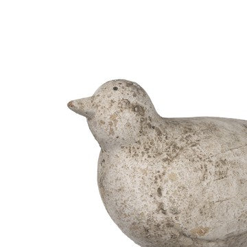 8 Inch Seagull Figurine Sculpture Cement Table Statue Weathered White By Casagear Home BM285084