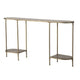 Console Table | 57" | Oval | Steel Frame | Bronze Finish