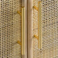 Dana 40 Inch Storage Cabinet Wood Frame 2 Shelves 2 Rattan Doors Brown By Casagear Home BM285261