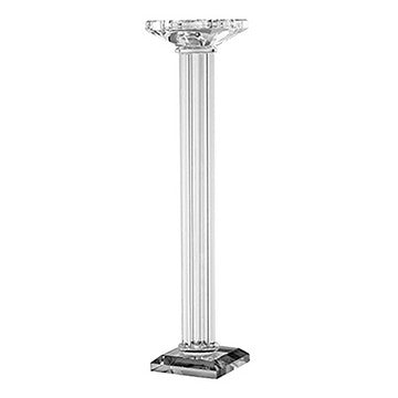 Candle Holder | 17" | Tall Pillar | Glass | Clear Finish