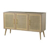 Dana TV Console | 47" | Media Center | 3 Rattan Doors | Brown