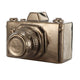 Camera Decor | 6" | Ceramic | Distressed Gold Finish