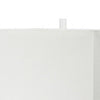 16 Inch Modern Table Lamp White Rectangular Shade Acrylic Base Gold By Casagear Home BM285280