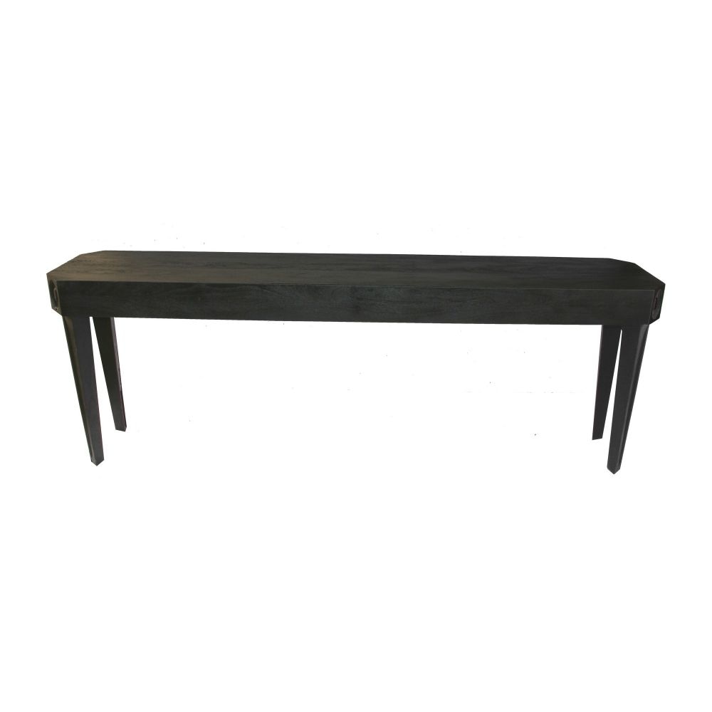 Console Sideboard | 84" | Acacia Wood Frame | Black Finish