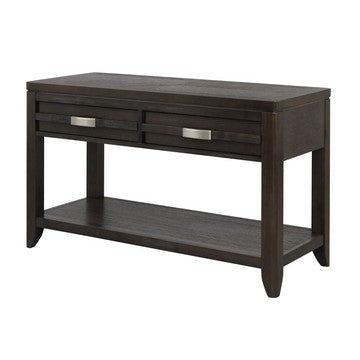 Joni Console Table | 48" | Acacia Wood | 2 Drawers | Espresso