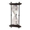 Hourglass Decor | 17" | Black Metal Frame | Stylish