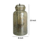 15 Inch Classic Candle Holder Rustic Glass Jar Farmhouse Design Brown By Casagear Home BM285584