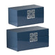 Neo Decorative Boxes | 14", 11" | Geometric Accents | Blue