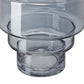 Alma 14 Inch Modern Vase Geometric Design Silver Luster Glass Frame By Casagear Home BM285601
