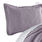 Ada 2 Piece Microfiber Twin Size Quilt Set Mandala Embroidery Purple By Casagear Home BM285612