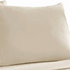 Ivy 4 Piece Full Size Cotton Ultra Soft Bed Sheet Set Prewashed Cream By Casagear Home BM285632