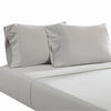 Ivy Sheet Set | 4 Piece King | Cotton | Prewashed Light Gray