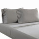 Ivy Sheet Set | 4 Piece California King | Cotton | Prewashed Dark Gray