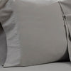 Ivy 4 Piece California King Size Soft Cotton Sheet Set Prewashed Dark Gray By Casagear Home BM285652