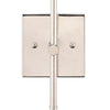 Abi 18 Inch Wall Sconce Hand Blown Glass in Smooth Metallic Gray 40W By Casagear Home BM285702