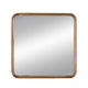 Roe Wall Mirror | 32" | Curved Pine Wood Frame | Brown