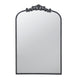 Kea Wall Mirror | 36" | Curved Metal Frame | Baroque | Black