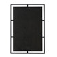 Tui 32 Inch Accent Wall Mirror Antique Style Rectangular Black Metal Frame By Casagear Home BM285946