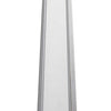 20 Inch Glass Obelisk Accent Decoration Monument Design Square Base By Casagear Home BM286150