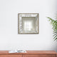 Filo Wall Mirror | 15" Square | Raised Edge | Silver Wood Frame