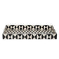25 Inch Decorative Black White Wood Trays Art Deco Geometric Set of 2 By Casagear Home BM286374