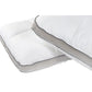 17 x 25 Ultra Soft Memory Foam Pillow with 3D Spacer Outline White Gray By Casagear Home BM286387