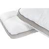 17 x 25 Ultra Soft Memory Foam Pillow with 3D Spacer Outline White Gray By Casagear Home BM286387