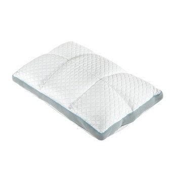 Beda 18 x 27 Queen Size Memory Foam Pillow, Fire Retardant Material, White By Casagear Home