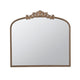 Kea Wall Mirror | 41" | Arched Metal Frame | Baroque Design | Gold