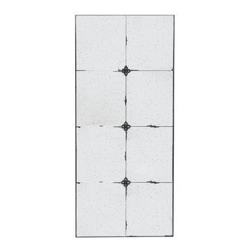 Elk Wall Mirror | 47" | Rectangular | Baroque Metal Frame | Black