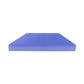 Kin 6 Inch Memory Gel Foam Twin Size Mattress, Fire Protection Layer, Blue By Casagear Home