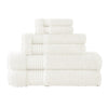 Gem Towel Set | 6 Piece | Turkish Cotton | White