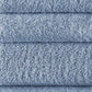 Gem 6 Piece Towel Set Soft Turkish Cotton Absorbent Texture Denim Blue By Casagear Home BM287474