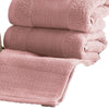 Lyra 18 Piece Ultra Soft Towel Set Absorbent Textured Cotton Yarn Pink By Casagear Home BM287499